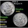 Image 1 : 1921-s Morgan Dollar $1 Grades Select Unc