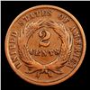 Image 3 : 1864 Two Cent Piece 2c Grades vf+