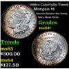 Image 1 : 1898-o Colorfully Toned Morgan Dollar $1 Grades Choice+ Unc
