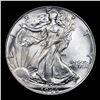 Image 2 : 1946-p Walking Liberty Half Dollar 50c Grades Choice+ Unc