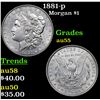Image 1 : 1881-p Morgan Dollar $1 Grades Choice AU