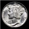 Image 2 : 1940-d Mercury Dime 10c Grades Choice Unc FSB