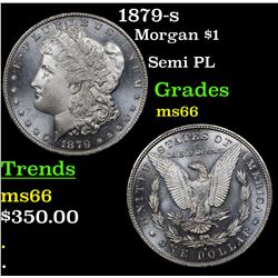 1879-s Morgan Dollar $1 Grades GEM+ Unc