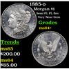 Image 1 : 1885-o Morgan Dollar $1 Grades Choice+ Unc