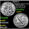 Image 1 : 1944-s Walking Liberty Half Dollar 50c Grades Choice+ Unc
