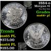 Image 1 : 1884-o Morgan Dollar $1 Grades Choice Unc+ PL