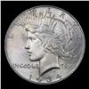 Image 2 : 1934-p Peace Dollar $1 Grades Choice+ Unc