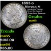 Image 1 : 1883-o Morgan Dollar $1 Grades GEM Unc