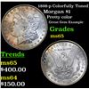 Image 1 : 1898-p Colorfully Toned Morgan Dollar $1 Grades GEM Unc