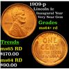 Image 1 : 1909-p Lincoln Cent 1c Grades Choice+ Unc RD