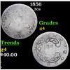 Image 1 : 1856 Three Cent Silver 3cs Grades g, good