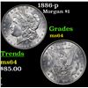 Image 1 : 1886-p Morgan Dollar $1 Grades Choice Unc