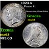 Image 1 : 1923-s Peace Dollar $1 Grades Select Unc