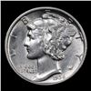 Image 2 : 1936-p Mercury Dime 10c Grades Select+ Unc