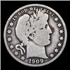 Image 2 : 1909-p Barber Half Dollars 50c Grades vg+