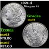 Image 1 : 1921-d Morgan Dollar $1 Grades Select Unc
