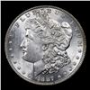 Image 2 : 1887-p Morgan Dollar $1 Grades Select Unc