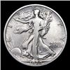 Image 2 : 1920-d Walking Liberty Half Dollar 50c Grades f+