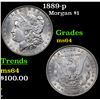 Image 1 : 1889-p Morgan Dollar $1 Grades Choice Unc