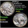 Image 1 : 1928-p Buffalo Nickel 5c Grades Choice Unc