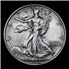 Image 2 : 1935-p Walking Liberty Half Dollar 50c Grades Choice AU/BU Slider