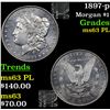 Image 1 : 1897-p Morgan Dollar $1 Grades Select Unc PL
