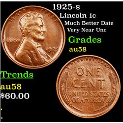 1925-s Lincoln Cent 1c Grades Choice AU/BU Slider