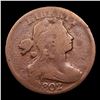 Image 2 : 1802 S-242 R2 Draped Bust Large Cent 1c Grades g+