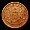 Image 2 : (1863) Army & Navy Civil War Token 1c Grades xf+