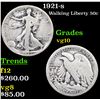 Image 1 : 1921-s Walking Liberty Half Dollar 50c Grades vg+