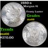 Image 1 : 1880-s Morgan Dollar $1 Grades GEM+ Unc