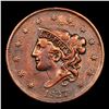 Image 2 : 1837 N-6 R2 Coronet Head Large Cent 1c Grades xf