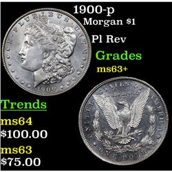 1900-p Morgan Dollar $1 Grades Select+ Unc