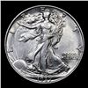 Image 2 : 1937-p Walking Liberty Half Dollar 50c Grades Select AU