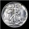 Image 2 : 1943-p Walking Liberty Half Dollar 50c Grades Choice+ Unc