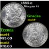 Image 1 : 1885-o Morgan Dollar $1 Grades Select+ Unc