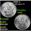 Image 1 : 1881-o Morgan Dollar $1 Grades Select Unc