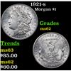 Image 1 : 1921-s Morgan Dollar $1 Grades Select Unc