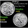 Image 1 : 1946-p Walking Liberty Half Dollar 50c Grades Choice AU/BU Slider