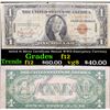 Image 1 : 1935A $1 Silver Certificate Hawaii WWII Emergency Currency Grades f, fine