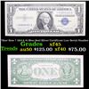Image 1 : *Star Note * 1957A $1 Blue Seal Silver Certificate Low Serial Number Grades xf+