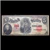 Image 2 : 1907 $5 Large Size Legal Tender Note "WoodChopper" Fr-91 Grades vf+