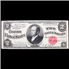 Image 2 : Proof 1891 $2 Bureau of Engraving & Printing Silver Certificate Grades Proof