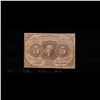 Image 2 : 1862 US Fractional Currency 5c First Issue fr-1230 Thomas Jefferson W/ Monigram Grades vf+