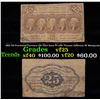 Image 1 : 1862 US Fractional Currency 25¢ First Issue Fr-1281 Thomas Jefferson W/ Monigram Grades vf+