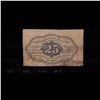 Image 3 : 1862 US Fractional Currency 25¢ First Issue Fr-1281 Thomas Jefferson W/ Monigram Grades vf+