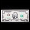 Image 2 : 2x 2003A Green Seal Federal Reserve Note Consecutive Serial Numbers Grades Gem++ CU