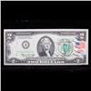 Image 4 : 5X 1976 $2 Federal Reserve Note 1st Day of Issue, with Stamp Consecutive Serial Numbers All Gem CU
