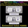 Image 1 : 25X **Star Notes** 1957 $1 Blue Seal Silver Certificate Consecutive Serial Numbers All CU