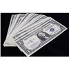 Image 6 : 25X **Star Notes** 1957 $1 Blue Seal Silver Certificate Consecutive Serial Numbers All CU